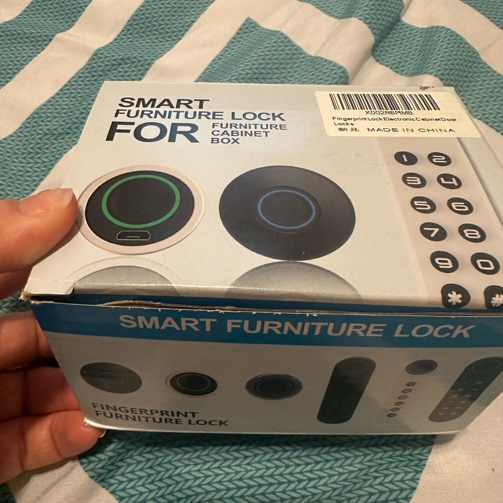 Smart Furniture Lock with Fingerprint Access